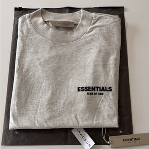 Essentials Fear of God Gray T-Shirt